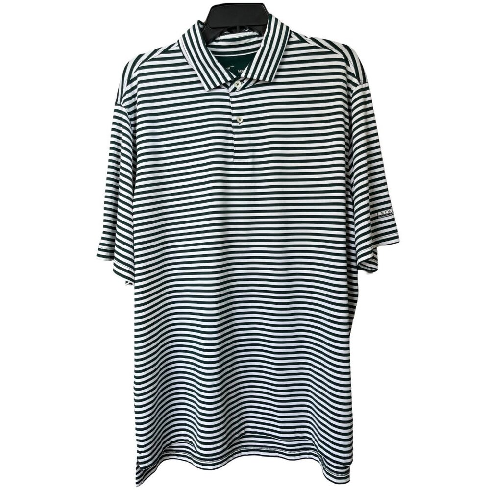 Polo size XL FG tech, golf, outdoor, size XL |Green & White| Made in USA